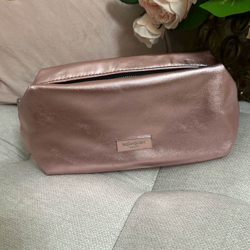 Yves Saint Laurent makeup bag